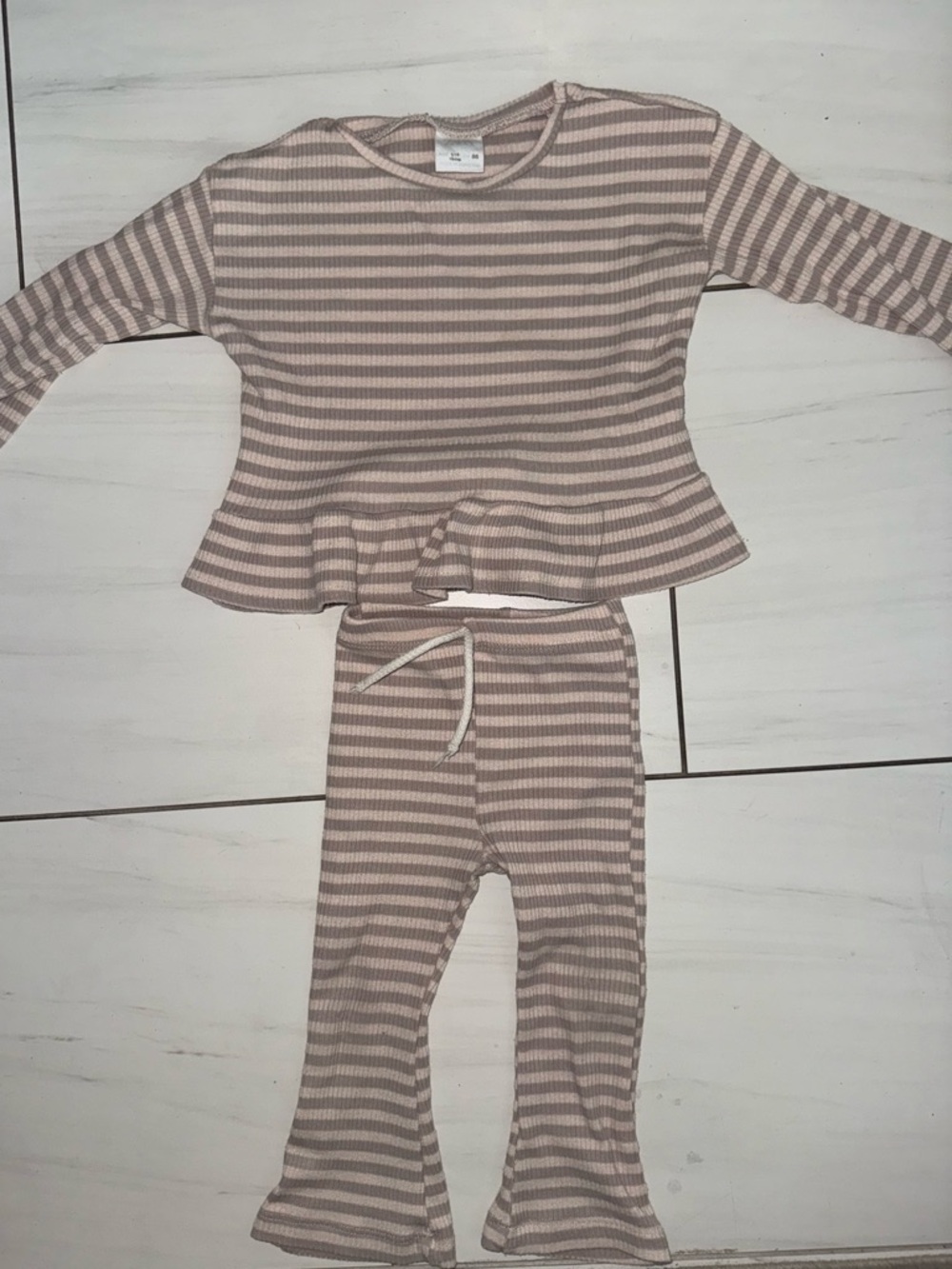 Zara stripe outfit